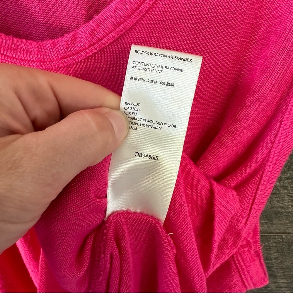 Free People Take The Plunge Tank in Pink Small - Picture 8 of 8